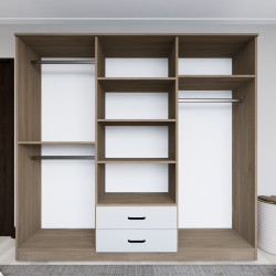 Dulap Mirage Meble Yaman 1600-64 (Walnut/White) Thumb