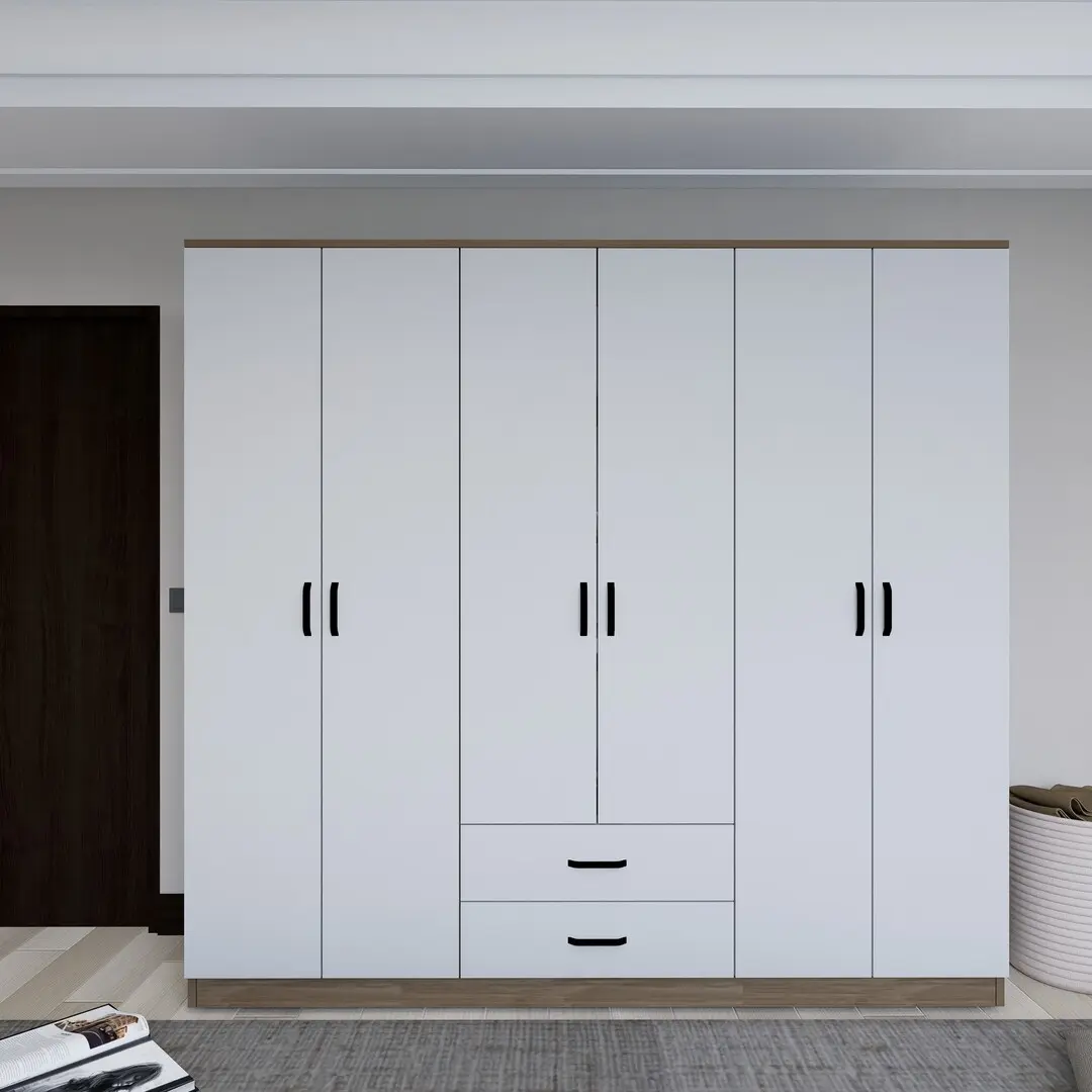 Dulap Mirage Meble Yaman 1600-64 (Walnut/White)