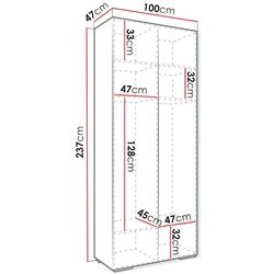 Dulap Mirjan24 Lewiosan 10/Manhattan Ryfel X 100 (Black) Thumb