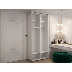 Dulap Mirjan24 Lewiosan 5/Manhattan Ryfel V 100 (White/Gold) Thumb