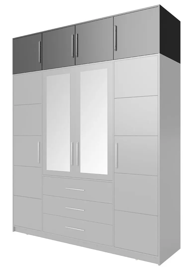 Dulap Mirjan24 Lily/Bali D4 cu modul (Graphite) - 2