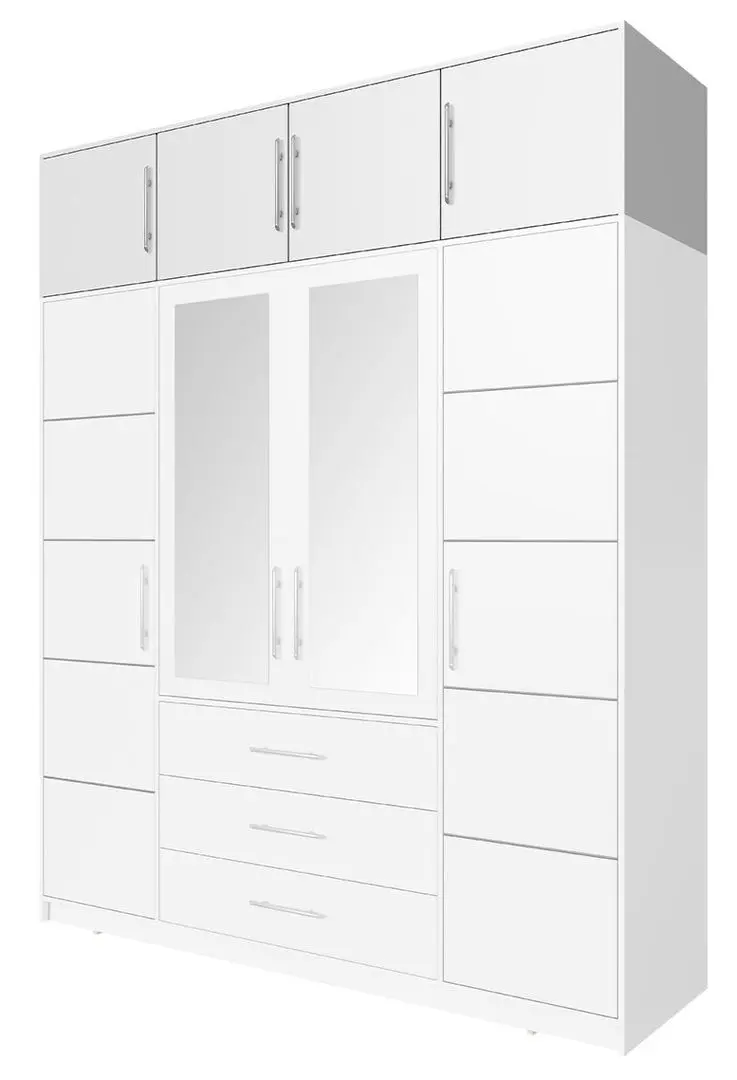 Dulap Mirjan24 Lily/Bali D4 cu modul (White) - 2