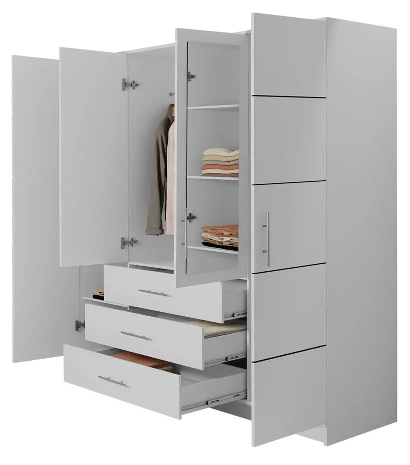 Dulap Mirjan24 Lily/Bali D4 cu modul (White) - 4