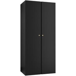 Dulap Mirjan24 Towiro Slim 2D/Orion (Black)