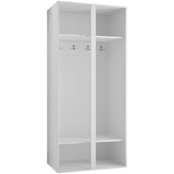 Шкаф Mirjan24 Towiro Slim 2D/Orion с зеркалом (White) Thumb