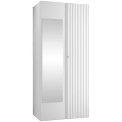 Dulap Mirjan24 Towiro Slim 2D/Orion cu oglinda (White)