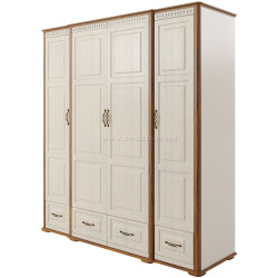 Dulap МЛ-Мебель Marsel №04 205.2cm (Cream/Country Oak)