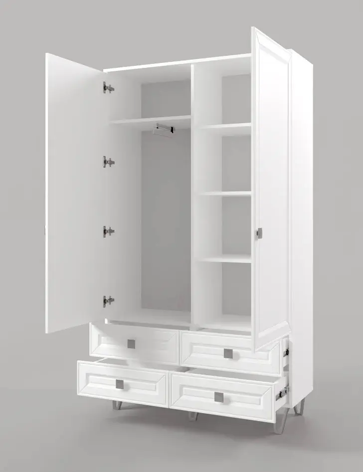 Dulap МЛ-Мебель Mira №28 1.2cm (White) - 2