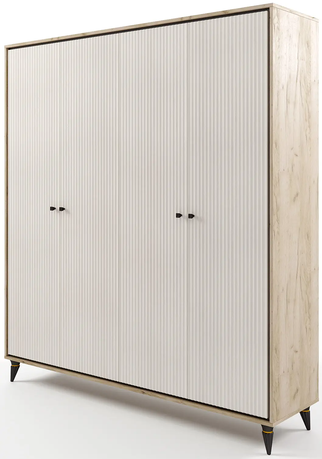 Dulap МЛ-Мебель Oskar №10 200m (Craft Oak Gray/Florence Oak) - 2
