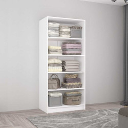 Шкаф Mobildor Smart-Home полки 1.0x0.56x2.0 (White/Anthracite) Thumb