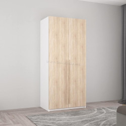 Dulap Mobildor Smart-Home bara 0.80x0.56x2.0 (White/Sonoma Oak)