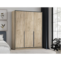 Dulap Modern Alex 150cm (Craft Oak Gray)