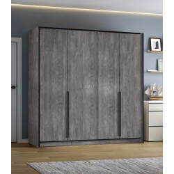 Dulap Modern Alex 200cm (Iron Stone)