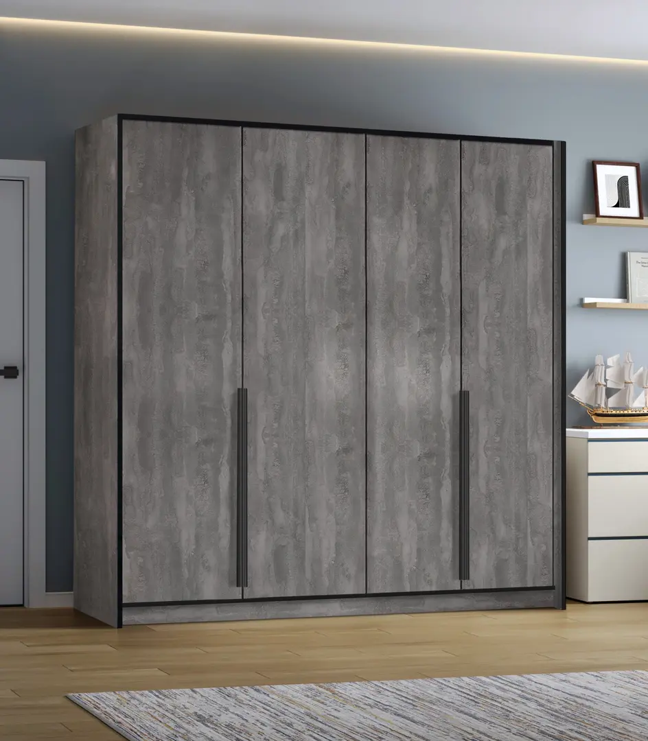 Dulap Modern Alex 200cm (Iron Stone)