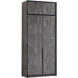 Dulap Modern Alex mezanin 100cm (Iron Stone) Thumb