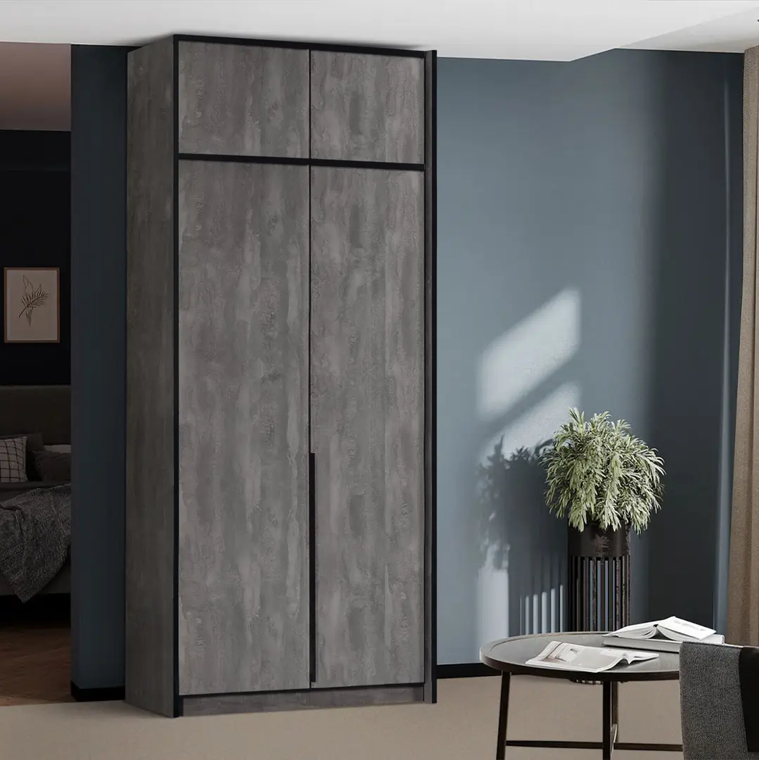 Dulap Modern Alex mezanin 100cm (Iron Stone)