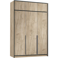 Dulap Modern Alex mezanin 150cm (Craft Oak Gray) Thumb