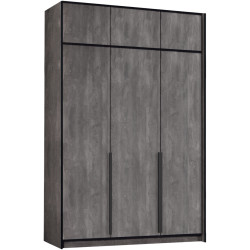 Dulap Modern Alex mezanin 150cm (Iron Stone) Thumb
