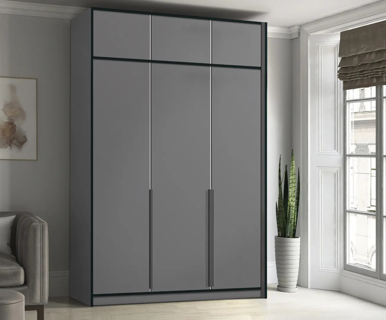 Шкаф Modern Alex антресоль 150cm (Slate Gray)