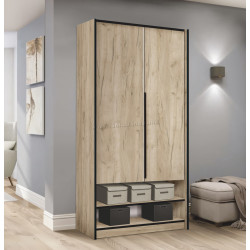 Dulap Modern Alex nisa 100cm (Craft Oak Gray)