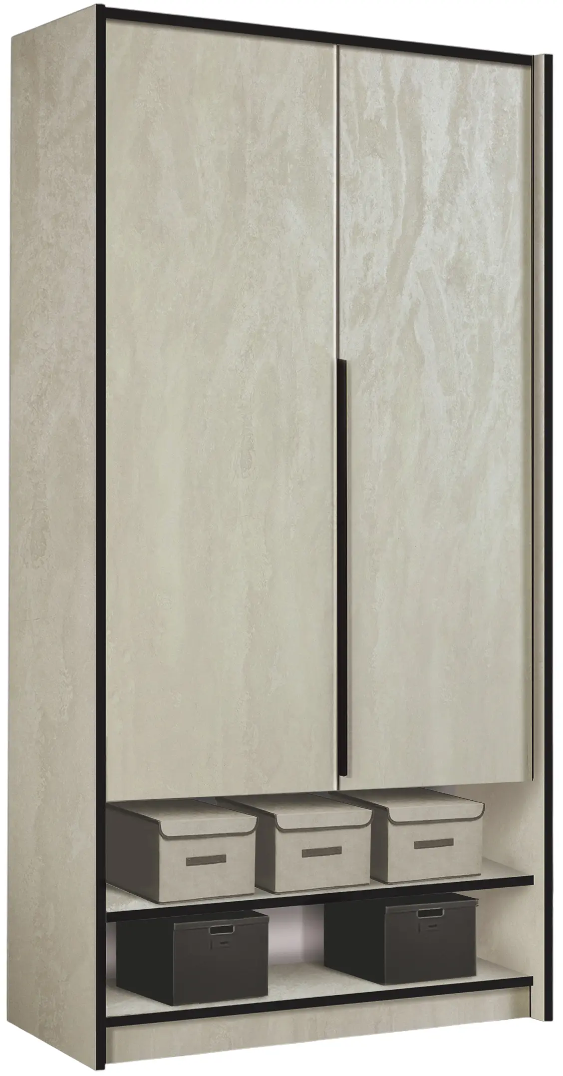 Шкаф Modern Alex ниша 100cm (Silk Stone)