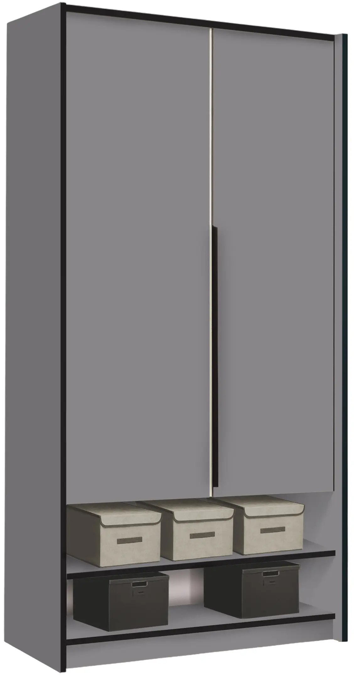 Dulap Modern Alex nisa 100cm (Slate Gray)