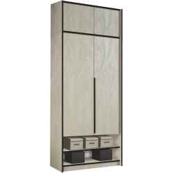 Шкаф Modern Alex ниша/антресоль 100cm (Silk Stone) Thumb