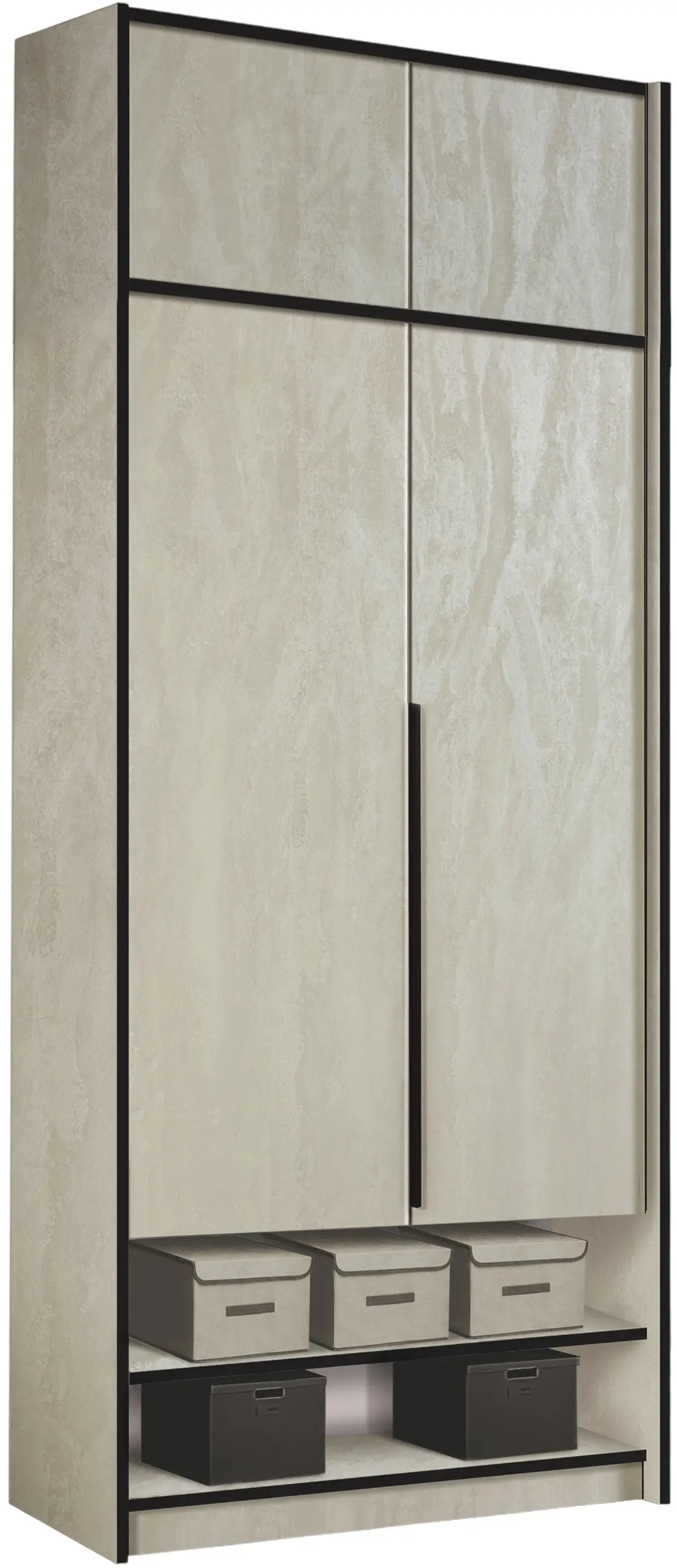 Шкаф Modern Alex ниша/антресоль 100cm (Silk Stone)