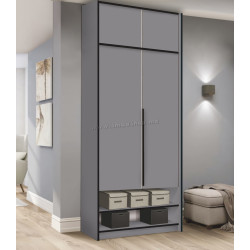 Dulap Modern Alex nisa/mezanin 100cm (Slate Gray)