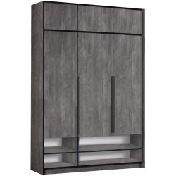 Шкаф Modern Alex ниша/антресоль 150cm (Iron Stone) Thumb