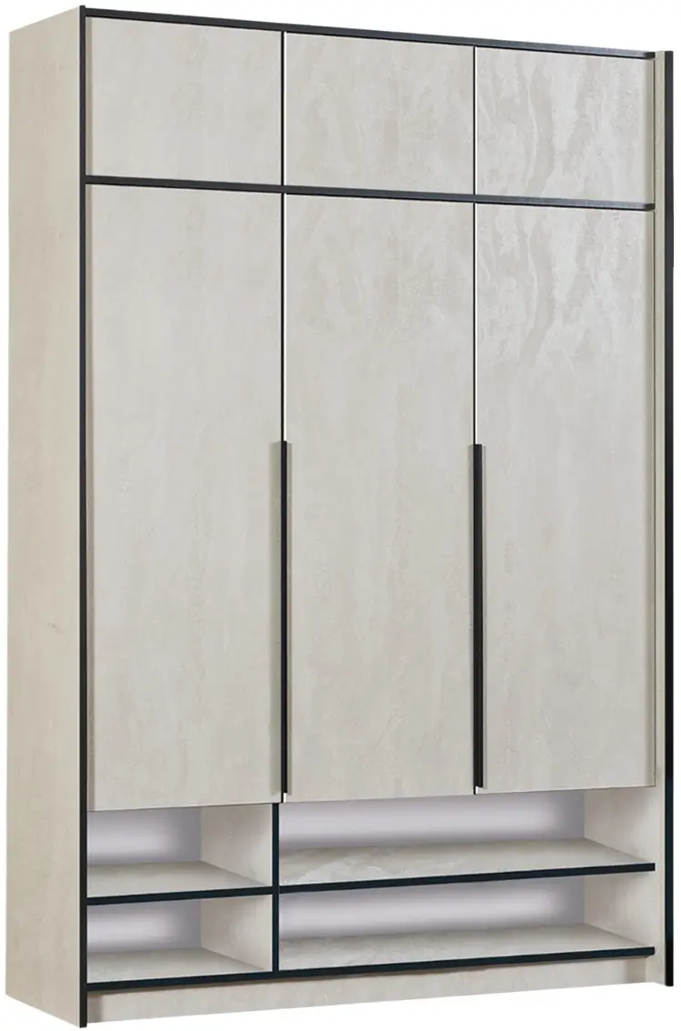 Dulap Modern Alex nisa/mezanin 150cm (Silk Stone)