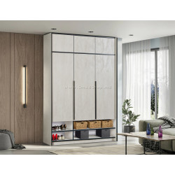 Dulap Modern Alex nisa/mezanin 150cm (Silk Stone)