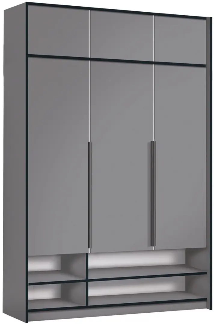 Dulap Modern Alex nisa/mezanin 150cm (Slate Gray)