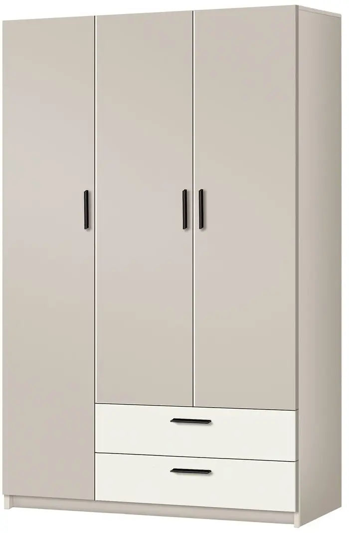 Шкаф Modern Andi 120cm (Cashmere/White) - 2