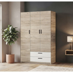 Шкаф Modern Andi 120cm (Craft Oak Gray/White)