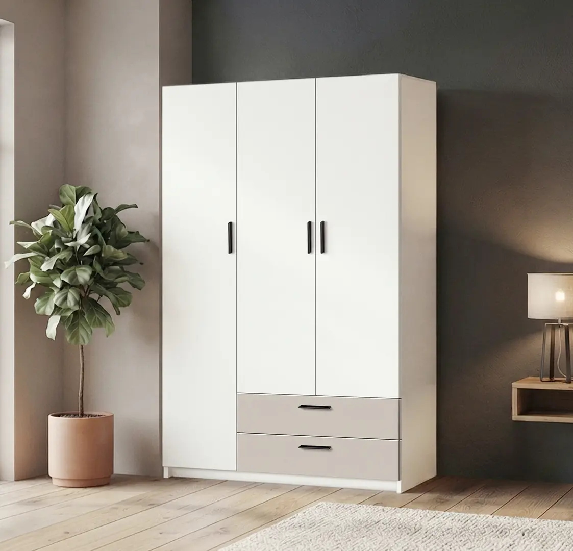 Шкаф Modern Andi 120cm (White/Cashmere)