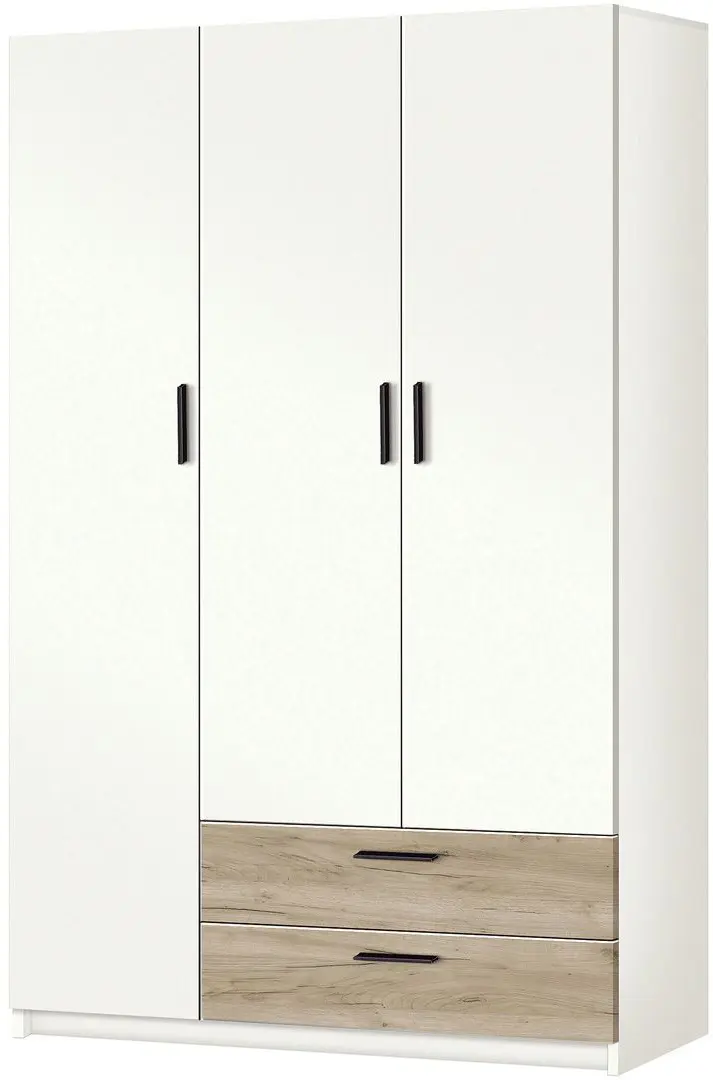 Шкаф Modern Andi 120cm (White/Craft Oak Gray) - 2