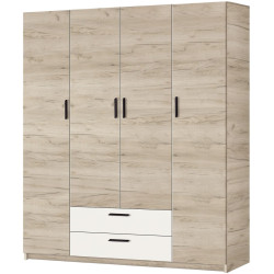 Шкаф Modern Andi 160cm (Craft Oak Gray/White) Thumb