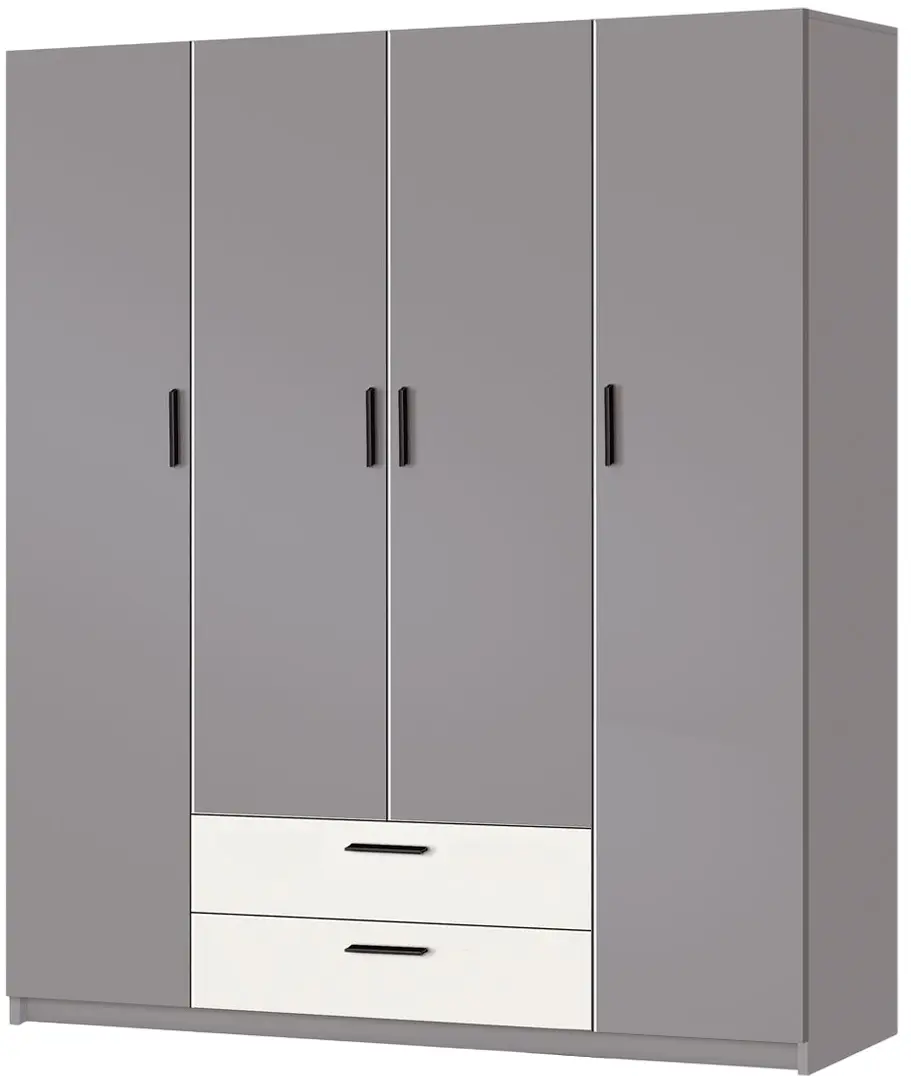 Шкаф Modern Andi 160cm (Slate Gray/White) - 2