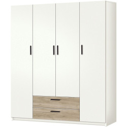 Шкаф Modern Andi 160cm (White/Craft Oak Gray) Thumb