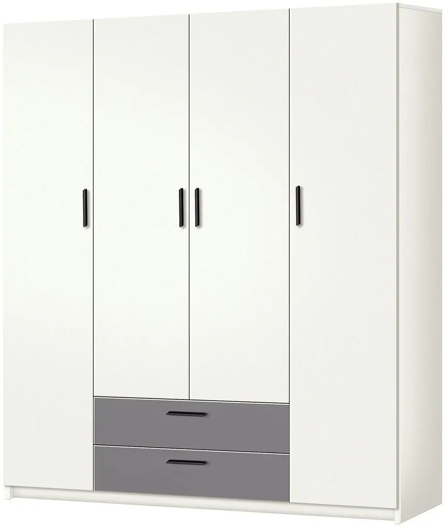 Шкаф Modern Andi 160cm (White/Slate Gray) - 2