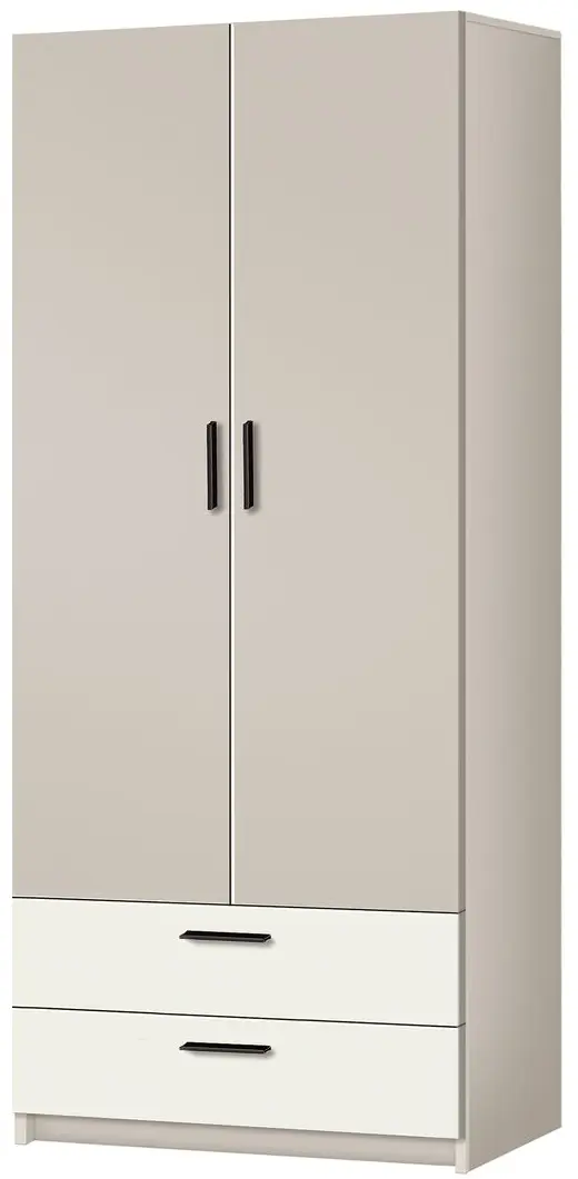 Шкаф Modern Andi 80cm (Cashmere/White) - 2