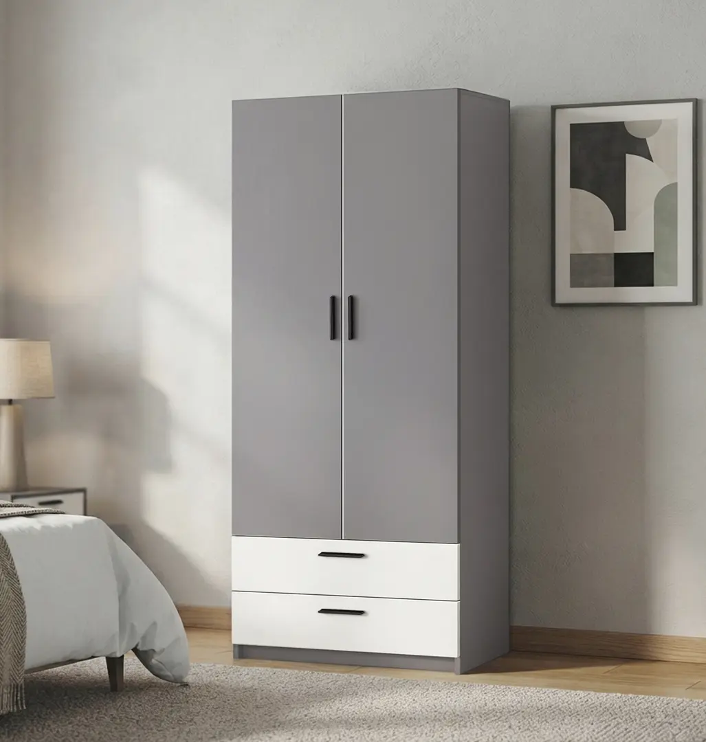 Шкаф Modern Andi 80cm (Slate Gray/White)