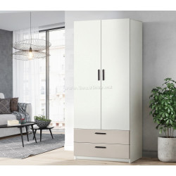 Шкаф Modern Andi 80cm (White/Cashmere)