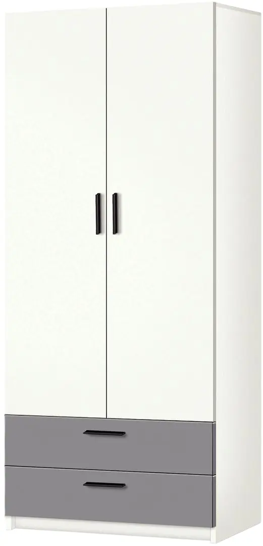 Шкаф Modern Andi 80cm (White/Slate Gray) - 2