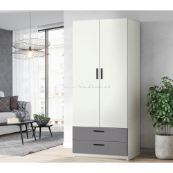 Шкаф Modern Andi 80cm (White/Slate Gray)