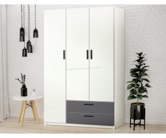 Шкаф Modern Andi 120cm (White/Slate Gray)