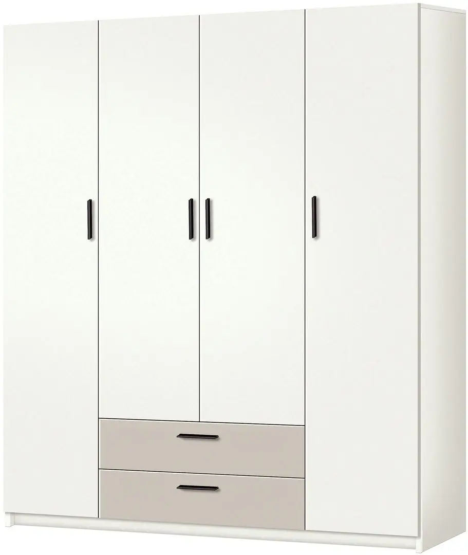 Шкаф Modern Andi 160cm (White/Cashmere)