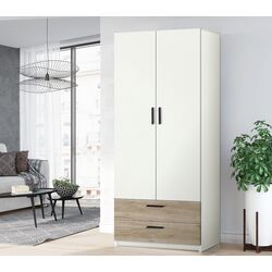 Шкаф Modern Andi 80cm (White/Craft Oak Gray)
