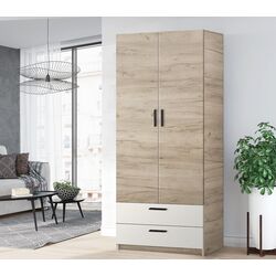 Шкаф Modern Andi 80cm (Craft Oak Gray/White)